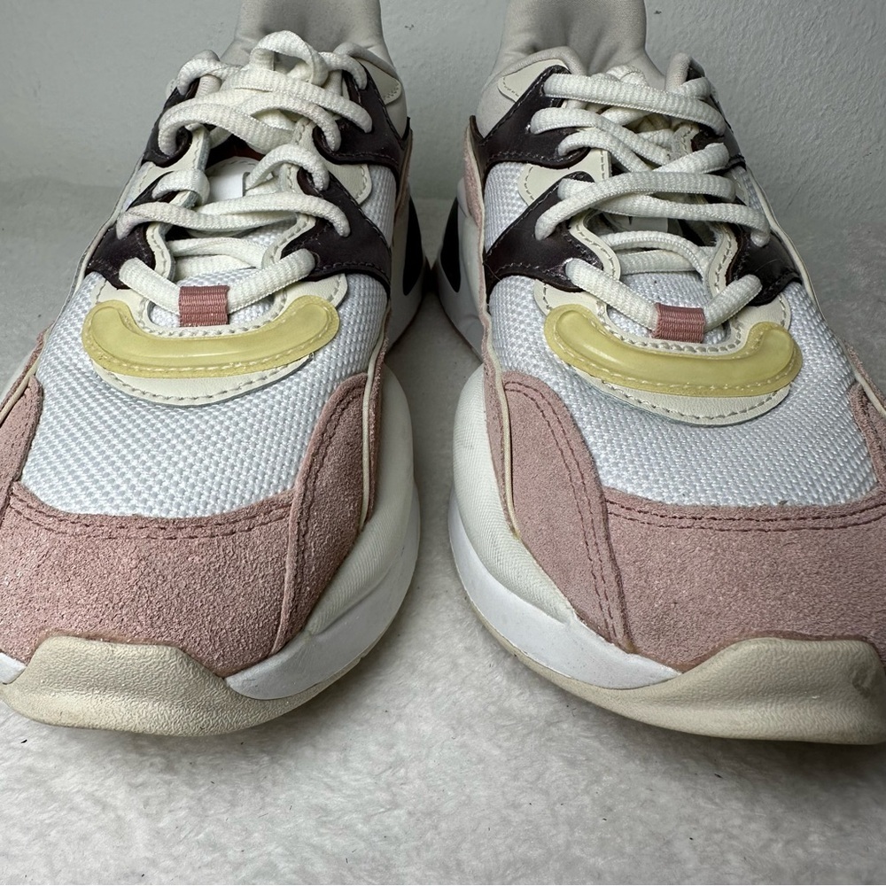 Puma RS-2K Soft Metal Women’s Sneakers in Grey Misty Rose and White - Picture 4 of 14